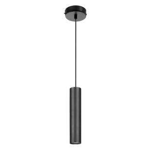 Подвес Maxus 6W теплый свет, 180MM круглый черный (1-FPL-003-01-C-BK)