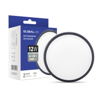 LED светильник GLOBAL HPL 12W 5000K C  (1-HPL-003-C)
