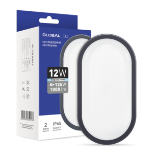 LED светильник GLOBAL HPL 12W 5000K E  (1-HPL-004-E)