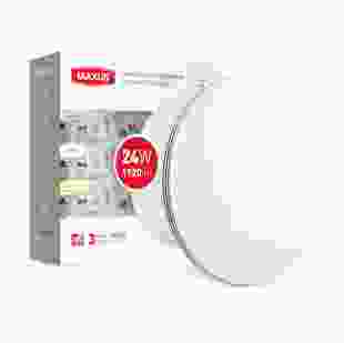 Умный накладной светильник MAXUS 3-step 24W 3000-6500K круг