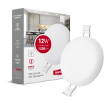 Светильник врезной MAXUS SP edge 12W, 4100К (круг)