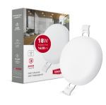 Светильник врезной MAXUS SP edge 18W, 4100К (круг)