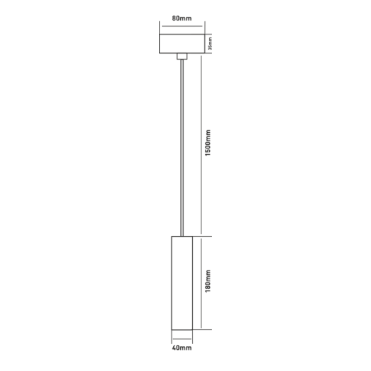 Подвес Maxus 6W яркий свет, 180MM круглый белый (1-FPL-002-01-C-WH)