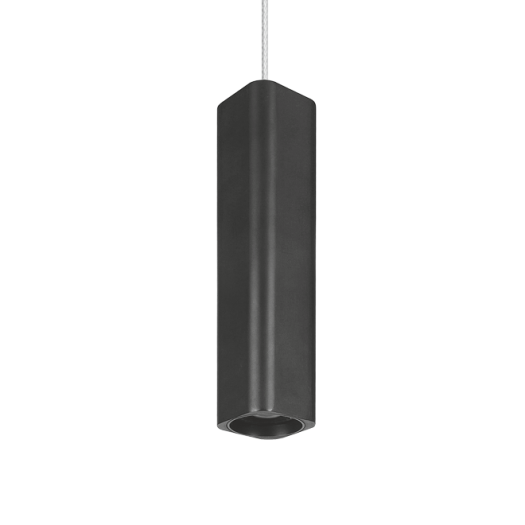 Подвес Maxus 6W теплый свет, 180MM квадратный черный (1-FPL-003-02-S-BK)