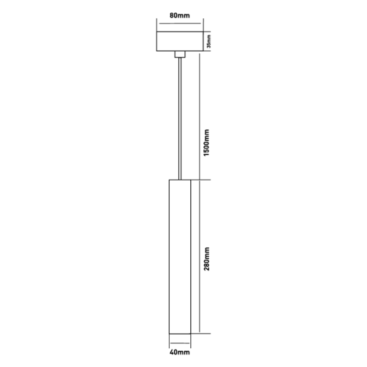 Подвес Maxus 6W теплый свет, 280MM квадратный белый (1-FPL-005-02-S-WH)