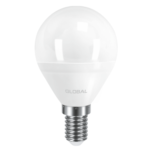 LED лампа Global G45 F 5W тепле світло E14 (1-GBL-143)