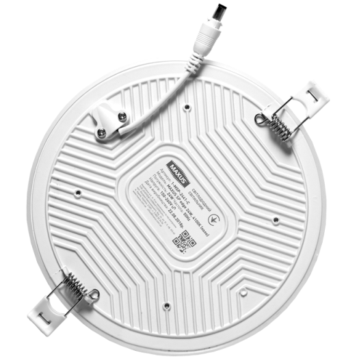LED світильник точковий врізний MAXUS SP edge 24W, 4100К (коло)